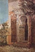 Tom roberts, Moorish Doorway,Granada